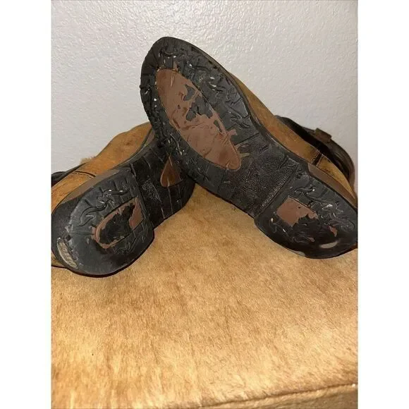 Vintage RED WING 4212 PECOS Brown‎ Leather Steel-Toe Cowboy Boots MENS 8 - Picture 5 of 7